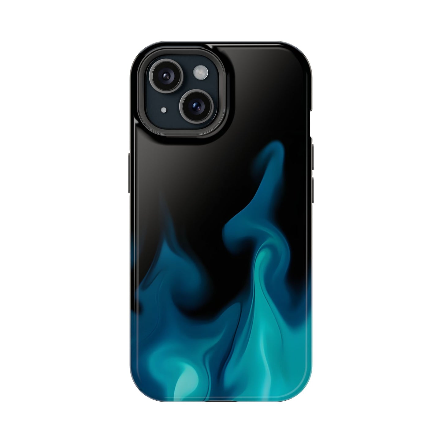 Blue Flame Energy Phone Case – MagSafe Compatible for iPhone & Samsung Galaxy