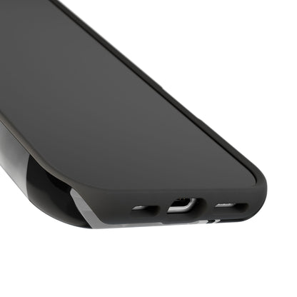 Abstract Monochrome Swirl Phone Case – MagSafe Compatible for iPhone & Samsung Galaxy