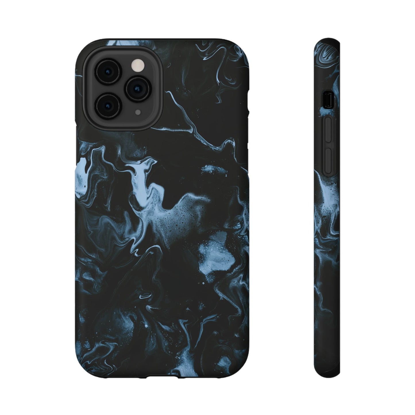 Midnight Frost Swirl Phone Case – MagSafe Compatible for iPhone & Samsung Galaxy