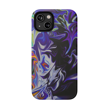 Dark Cosmic Swirl Phone Case – MagSafe Compatible for iPhone & Samsung Galaxy