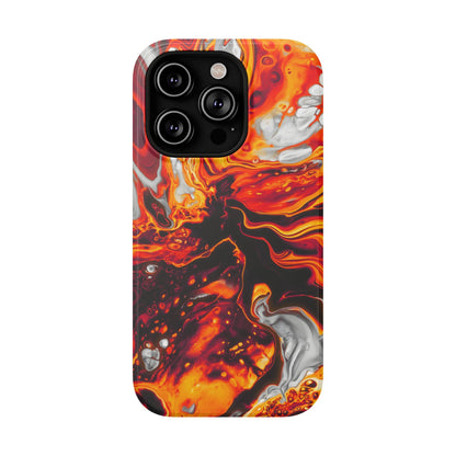 Molten Lava Abstract Phone Case – MagSafe Compatible for iPhone & Samsung Galaxy