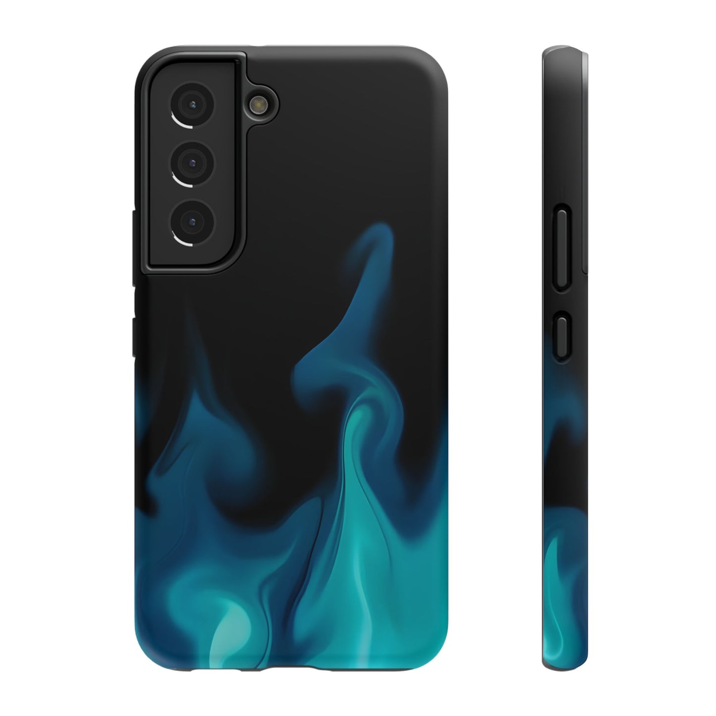 Blue Flame Energy Phone Case – MagSafe Compatible for iPhone & Samsung Galaxy
