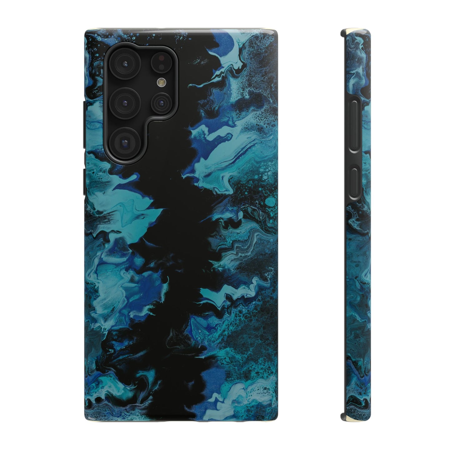 Deep Ocean Swirl Phone Case – MagSafe Compatible for iPhone & Samsung Galaxy