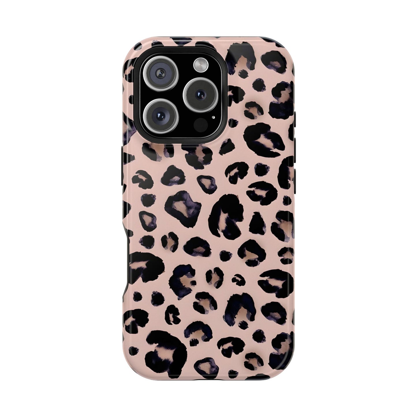 Chic Leopard Print Phone Case – MagSafe Compatible for iPhone & Samsung Galaxy