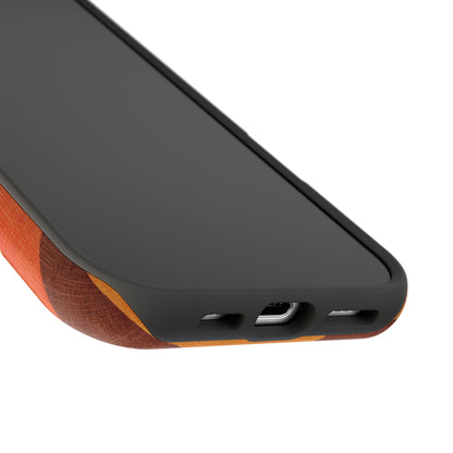 Retro Sunset Waves Phone Case – MagSafe Compatible for iPhone & Samsung Galaxy
