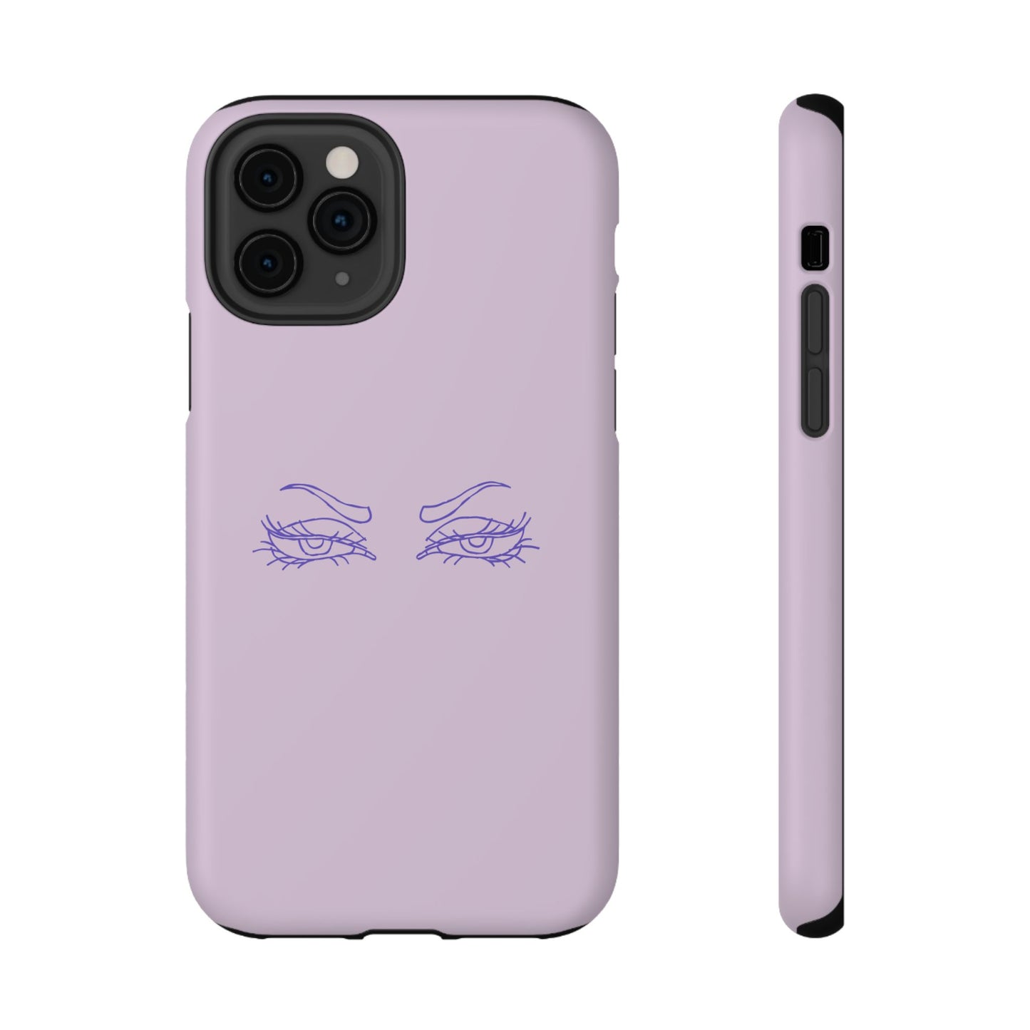 Sassy Line Art Eyes Phone Case – MagSafe Compatible for iPhone & Samsung Galaxy