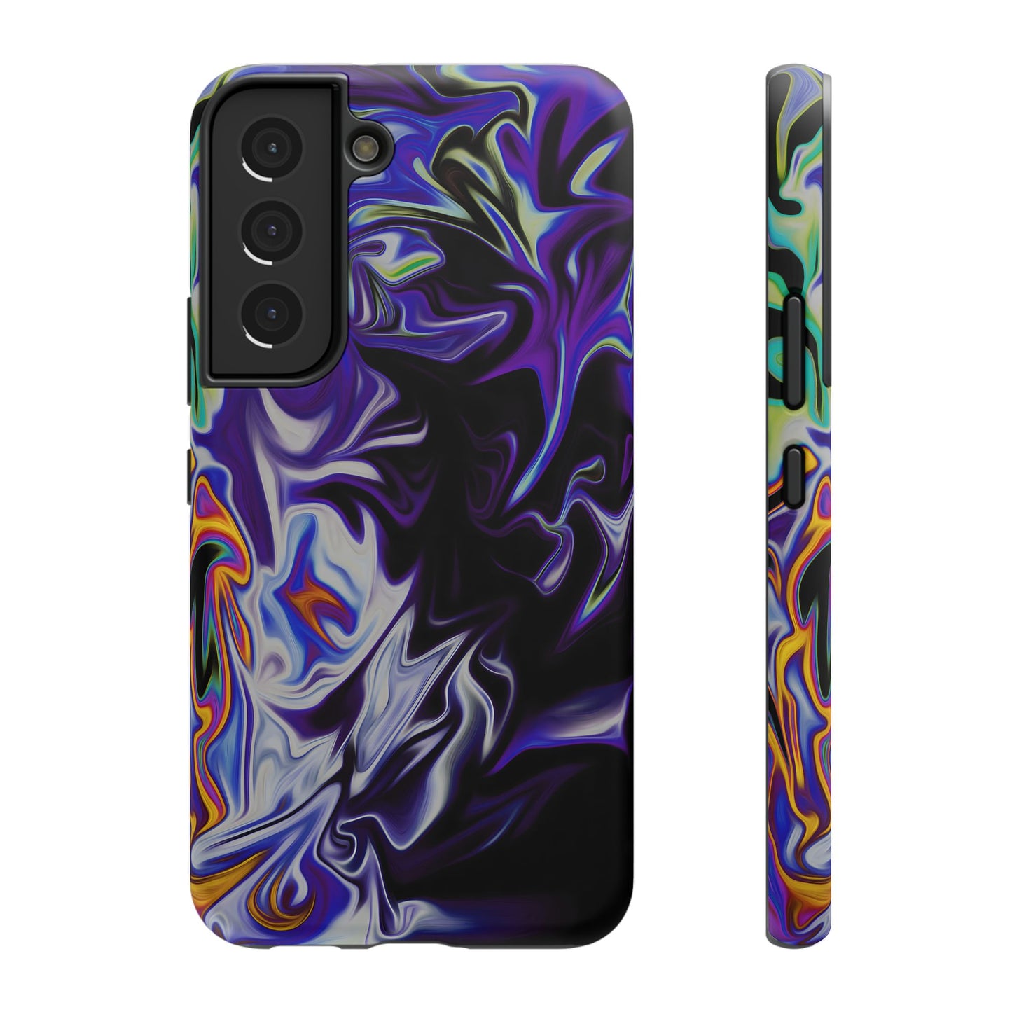 Dark Cosmic Swirl Phone Case – MagSafe Compatible for iPhone & Samsung Galaxy