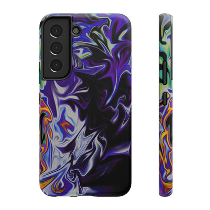 Dark Cosmic Swirl Phone Case – MagSafe Compatible for iPhone & Samsung Galaxy
