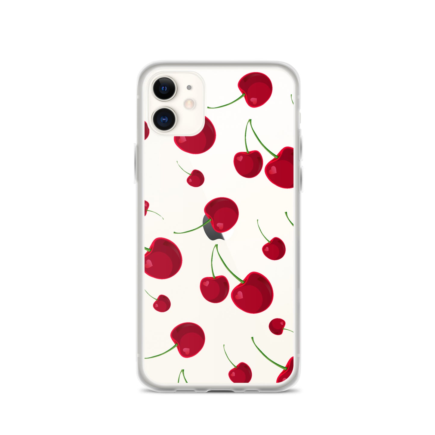 Cartoon Cherry Clear Phone Case - iPhone 15-11 All Sizes