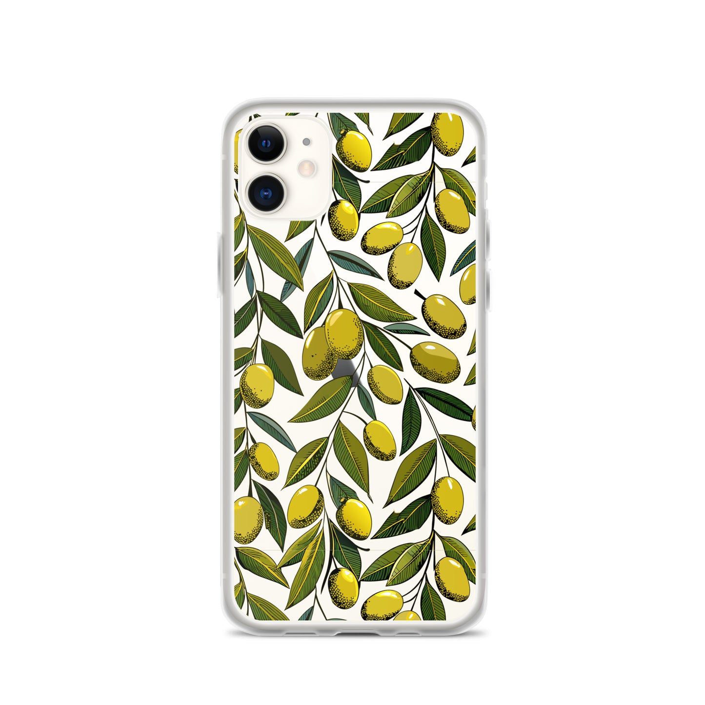 Fruit Tree Painting Clear iPhone Case - iPhone 15-11 All Sizes