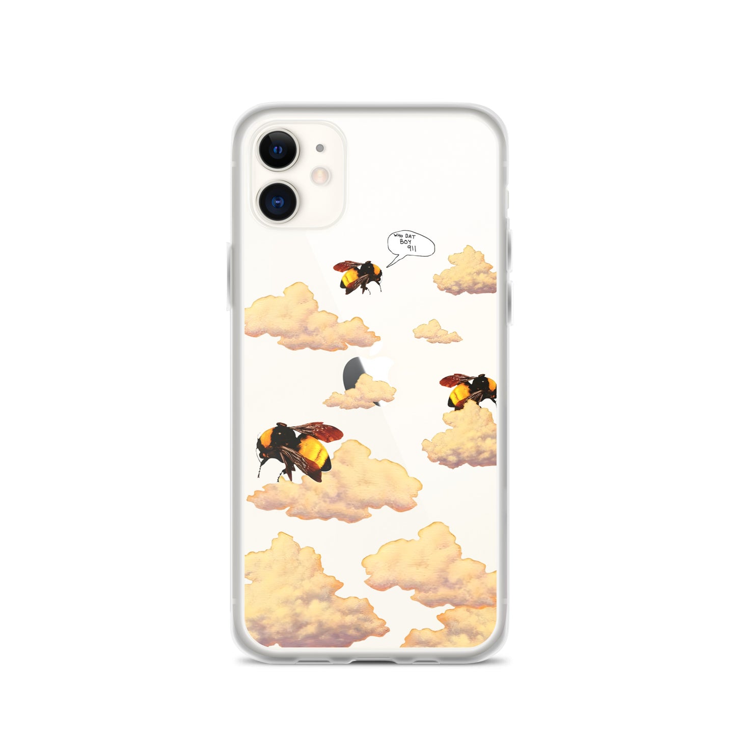 Flower Boy Clear iPhone Case - iPhone 15-11 All Sizes