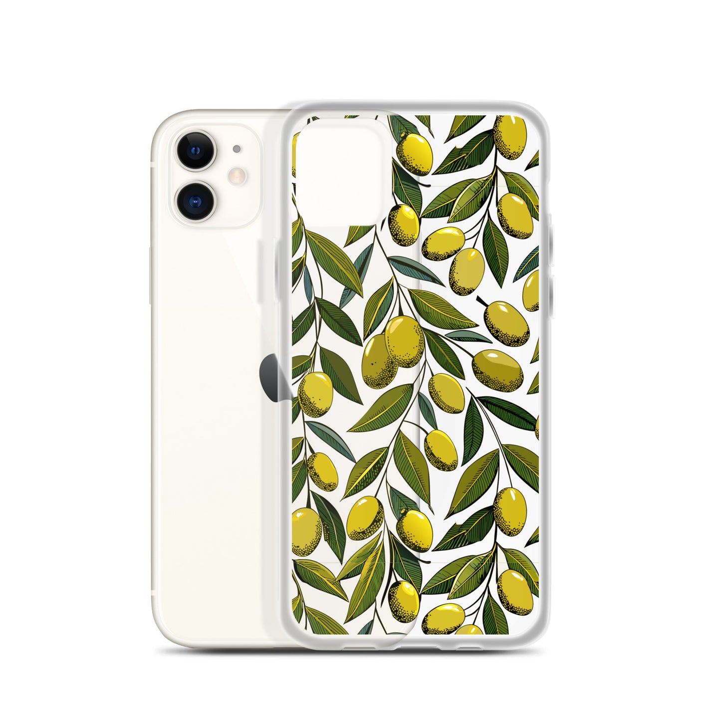 Fruit Tree Painting Clear iPhone Case - iPhone 15-11 All Sizes