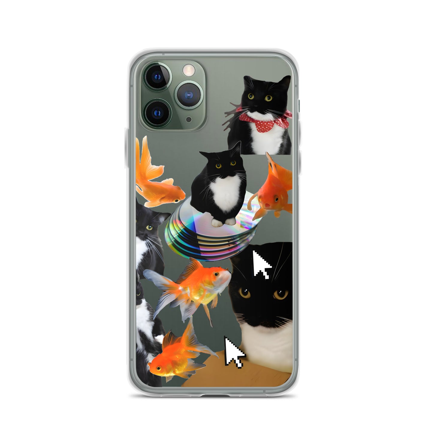 Absolutely Silly Cat Collage Clear iPhone Case - iPhone 15-11 All SIzes