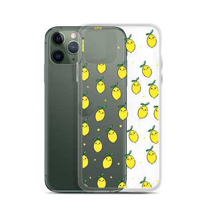 Silly Lemons Clear Phone Case - iPhone 15-11 All Sizes