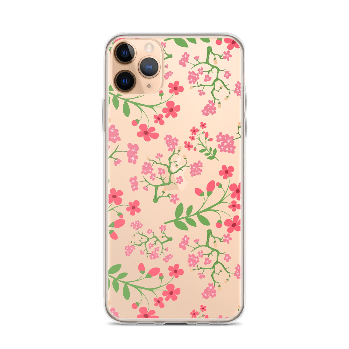 Cute Floral Clear iPhone Case - iPhone 15-11 All Sizes