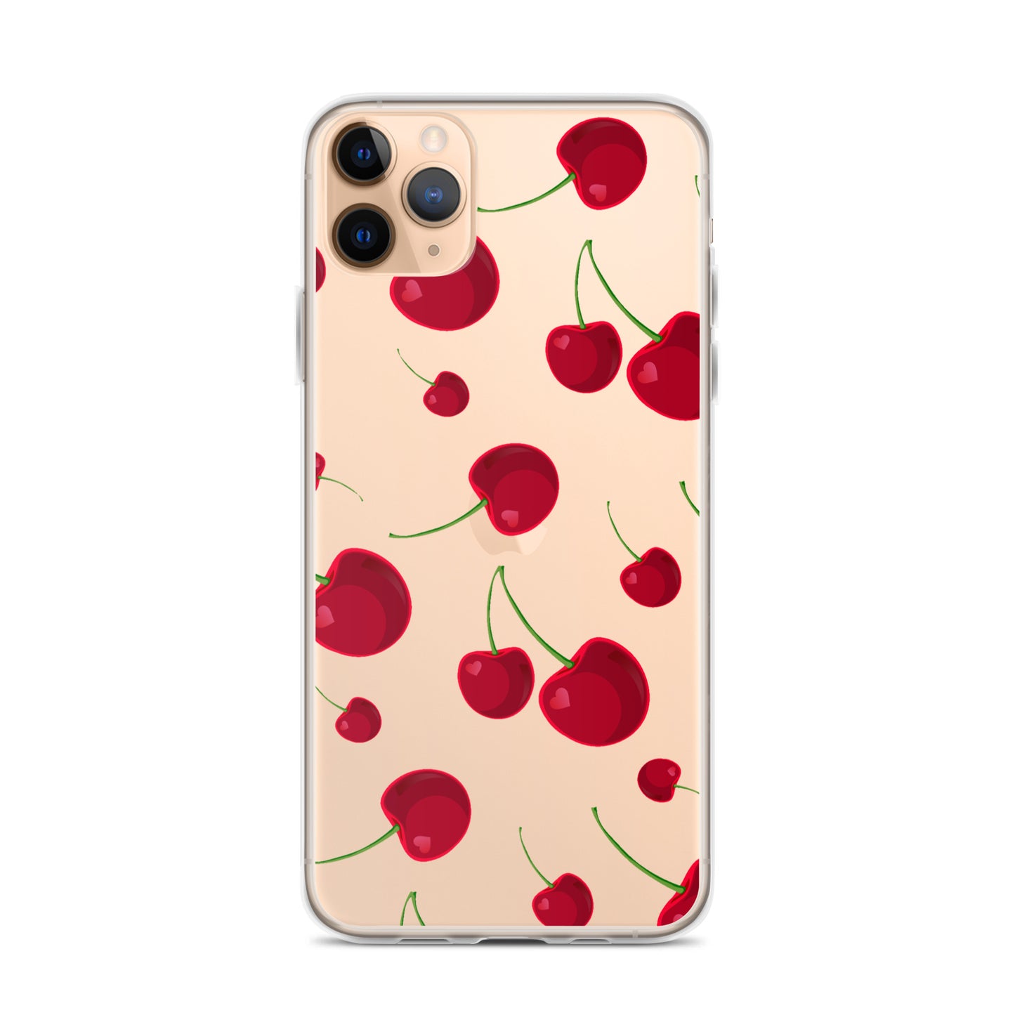 Cartoon Cherry Clear Phone Case - iPhone 15-11 All Sizes