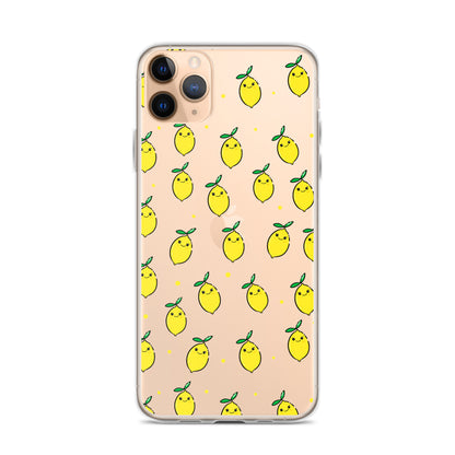 Silly Lemons Clear Phone Case - iPhone 15-11 All Sizes