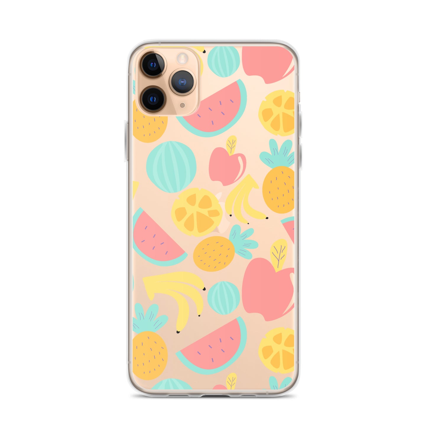 Summer Fruits Clear iPhone Case - iPhone 15-11 All Sizes