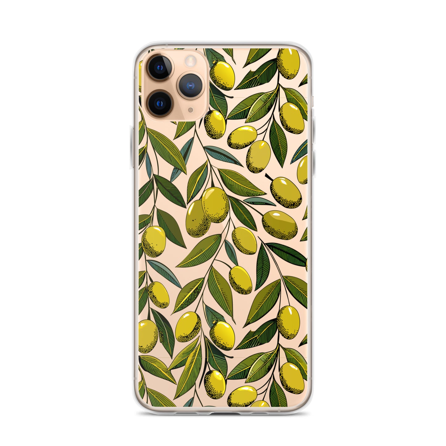 Fruit Tree Painting Clear iPhone Case - iPhone 15-11 All Sizes