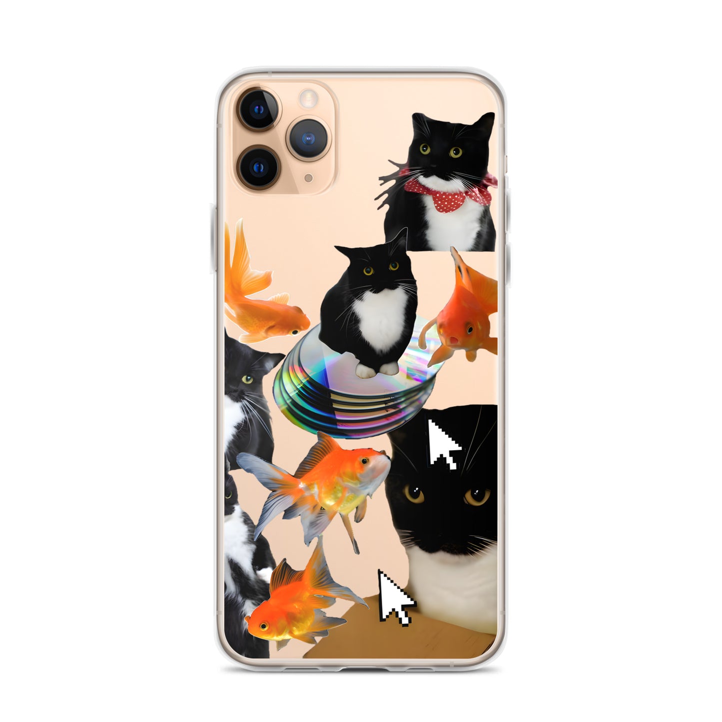 Absolutely Silly Cat Collage Clear iPhone Case - iPhone 15-11 All SIzes