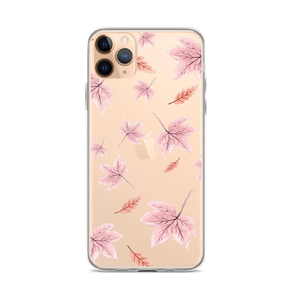 Autumn Leaves Clear iPhone Case - iPhone 15-11 All Sizes