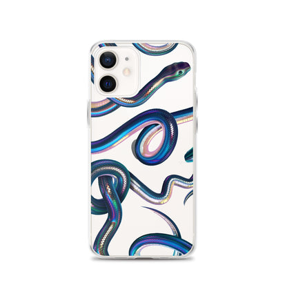 Snake Clear Phone Case for iPhone 15-11 All Sizes