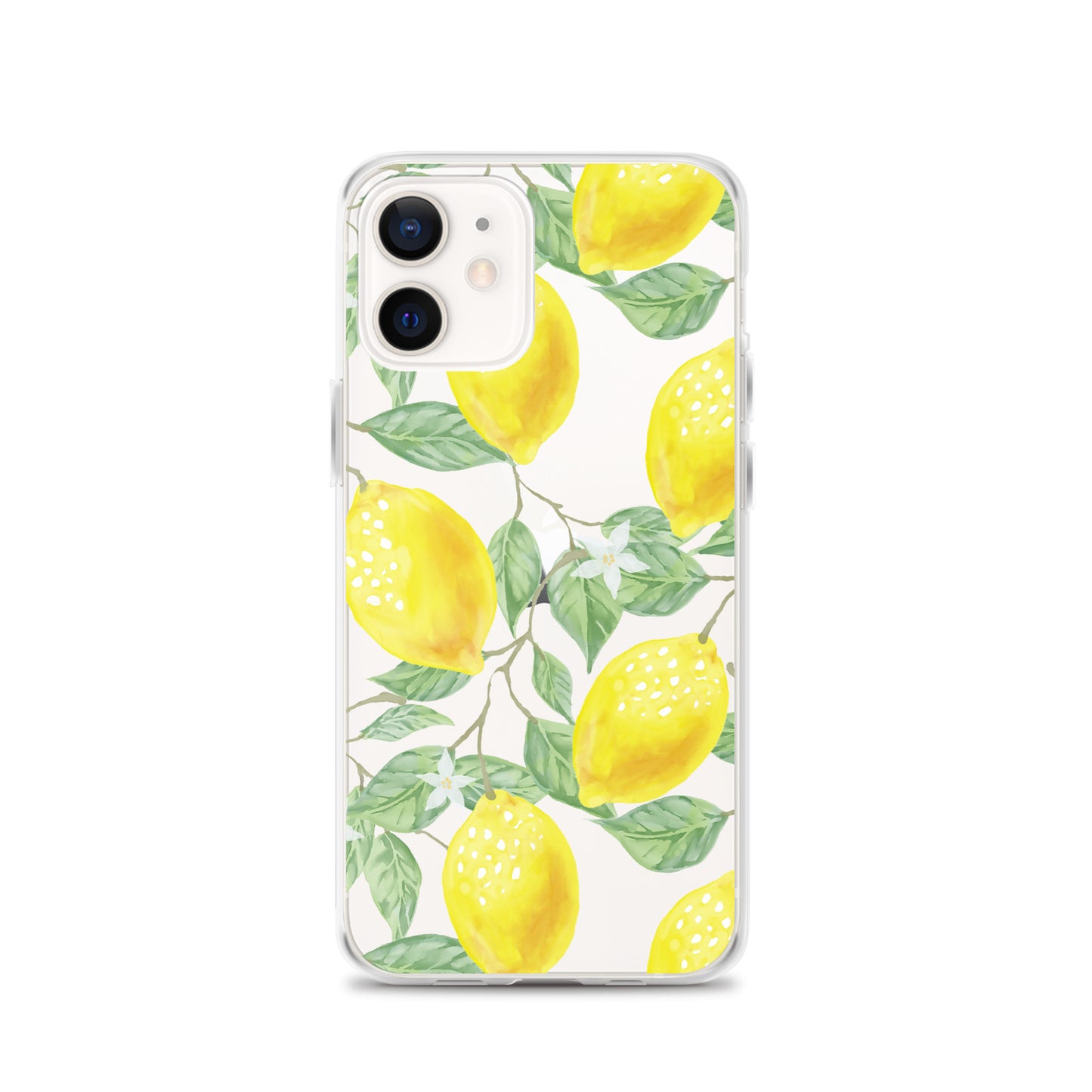 Lemon Painting Clear iPhone Case - iPhone 15-11 All Sizes