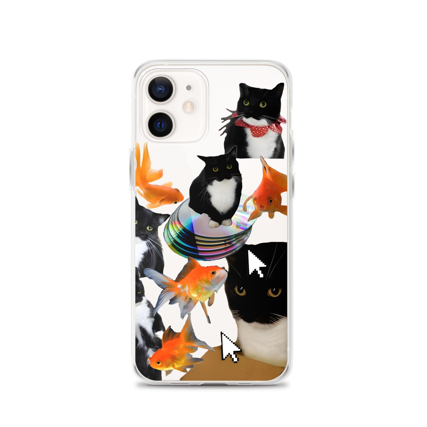 Absolutely Silly Cat Collage Clear iPhone Case - iPhone 15-11 All SIzes