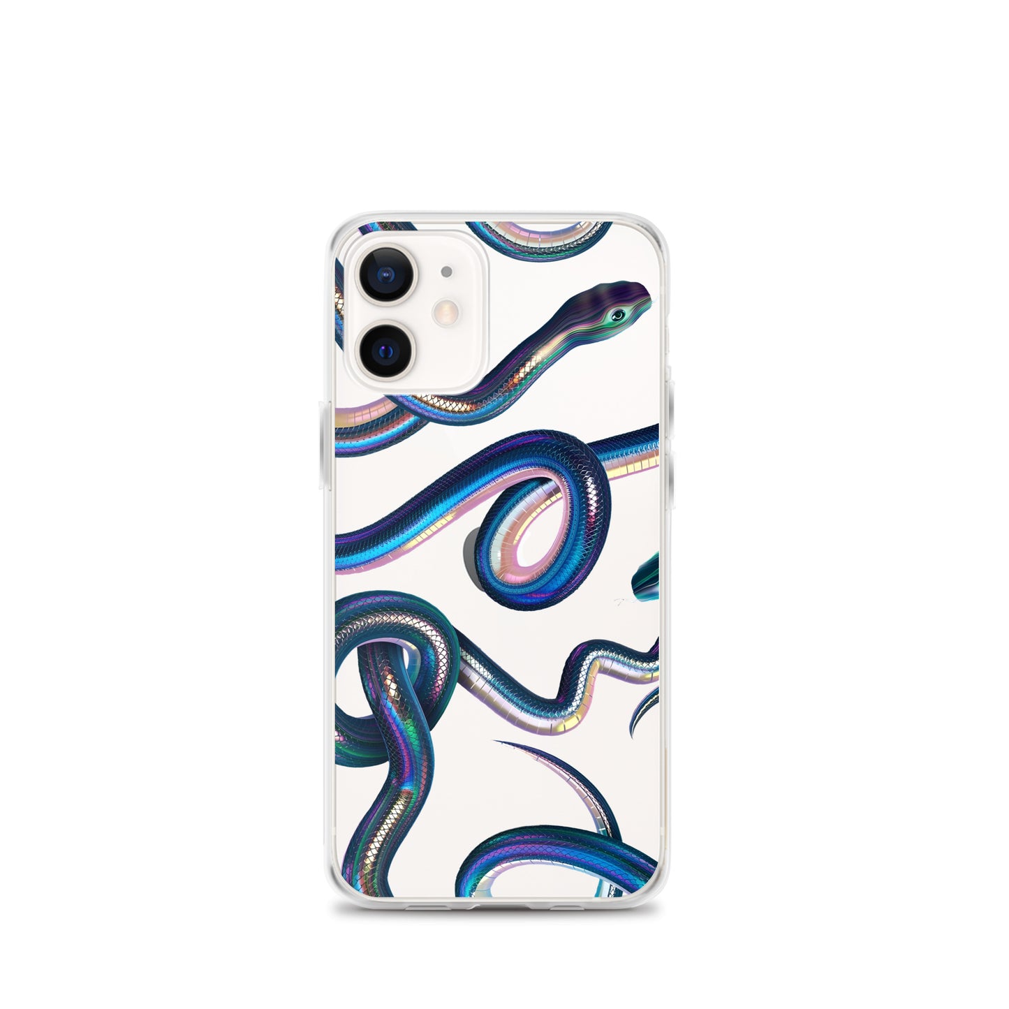 Snake Clear Phone Case for iPhone 15-11 All Sizes