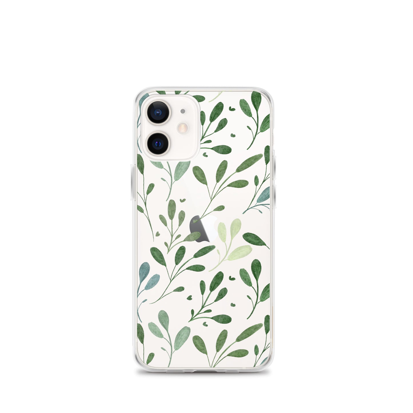 Botanical Sage Clear iPhone Case - iPhone 15-11 All Sizes