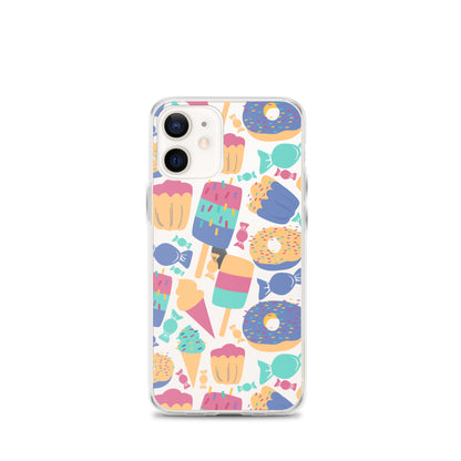 Cartoon Sweets Clear iPhone Case - iPhone 15-11 All Sizes