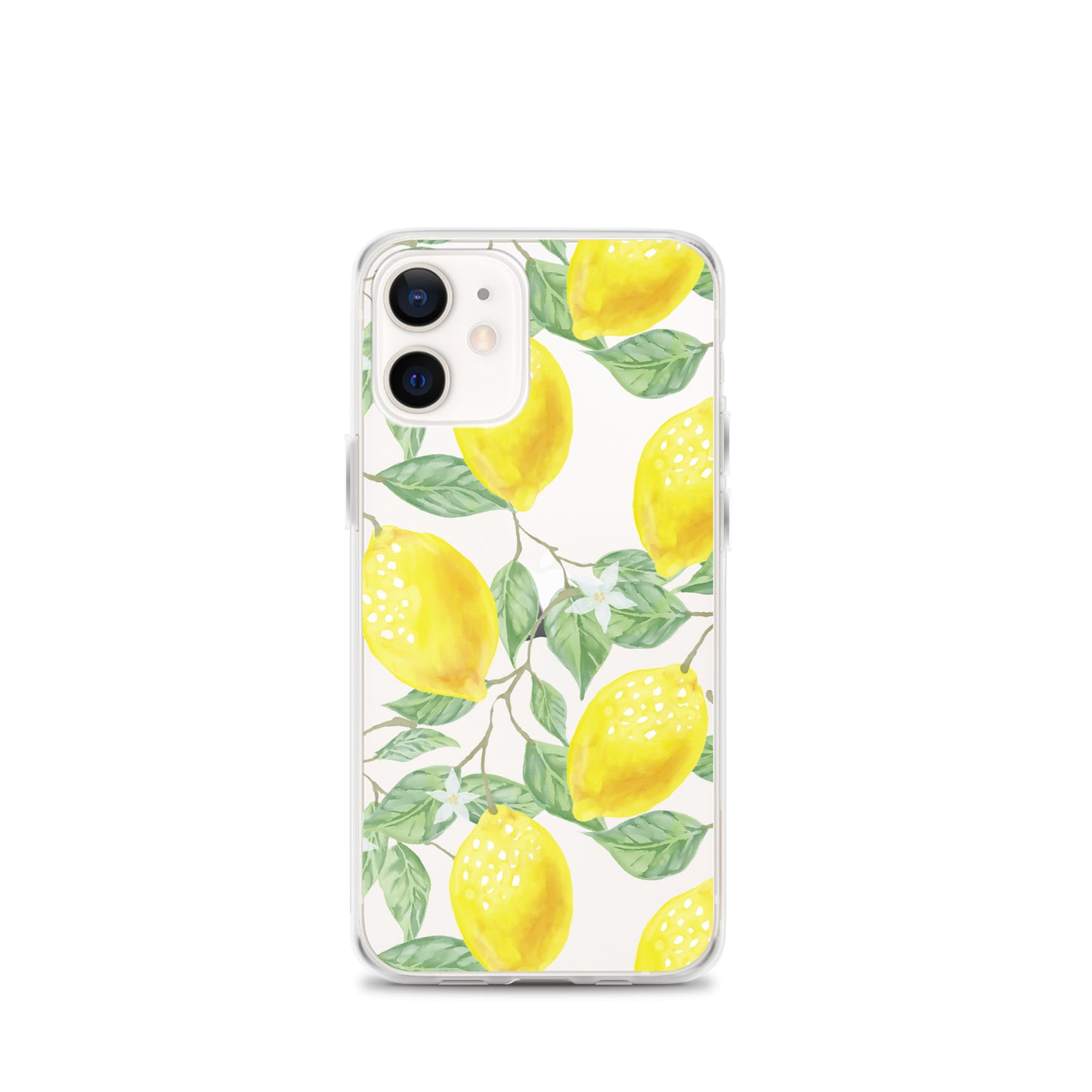 Lemon Painting Clear iPhone Case - iPhone 15-11 All Sizes