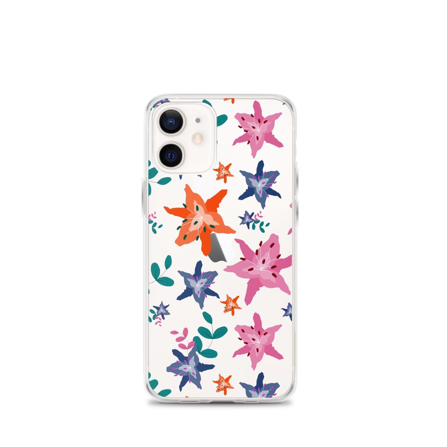 Botanical Flower Clear iPhone Case - iPhone 15-11 All Sizes