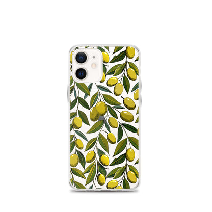 Fruit Tree Painting Clear iPhone Case - iPhone 15-11 All Sizes