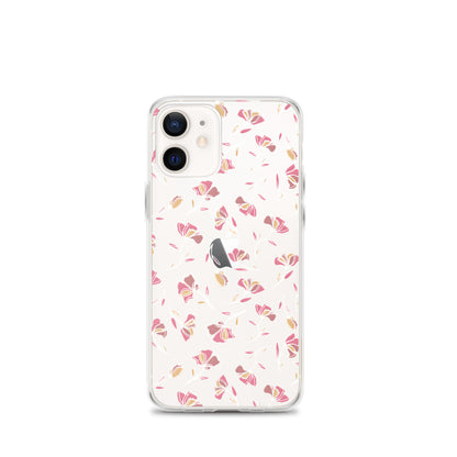 Cute Pink Flower Clear iPhone Case - iPhone 15-11 All Sizes