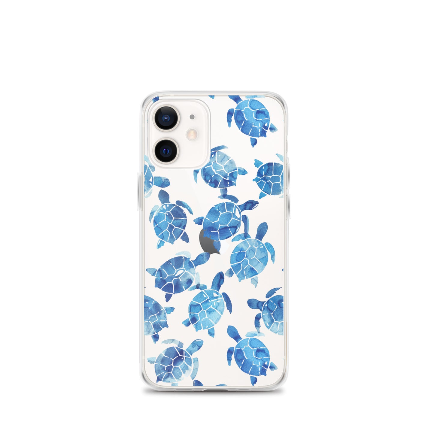 Blue Sea Turtle Clear iPhone Case - iPhone 15-11 All Sizes