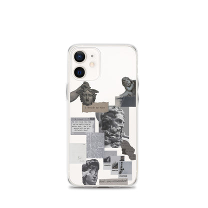 Philosopher's Collage Clear iPhone Case - iPhone 15-11 All Sizes