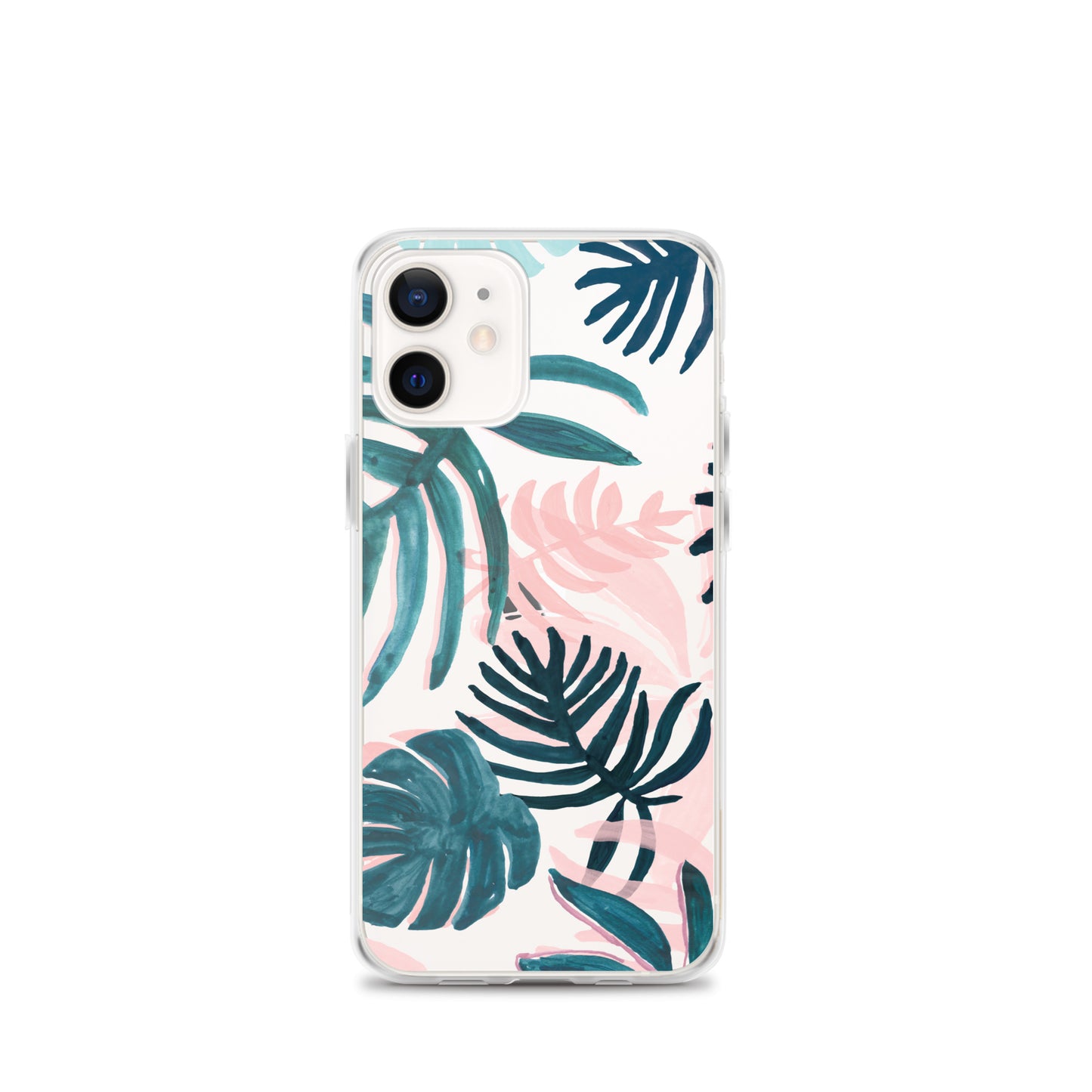 Tropical Leaves Clear iPhone Case - iPhone 15-11 All Sizes