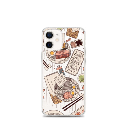 Japanese Cuisine Clear iPhone Case - iPhone 15-11 All Sizes