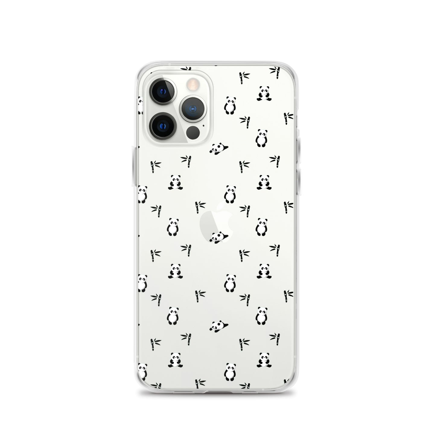 Cute Panda Clear iPhone Case - iPhone 15-11 All Sizes