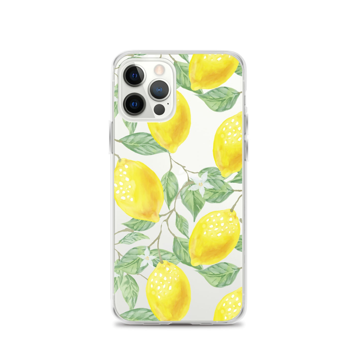 Lemon Painting Clear iPhone Case - iPhone 15-11 All Sizes