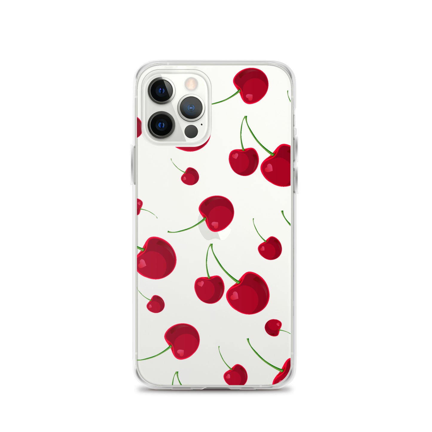 Cartoon Cherry Clear Phone Case - iPhone 15-11 All Sizes