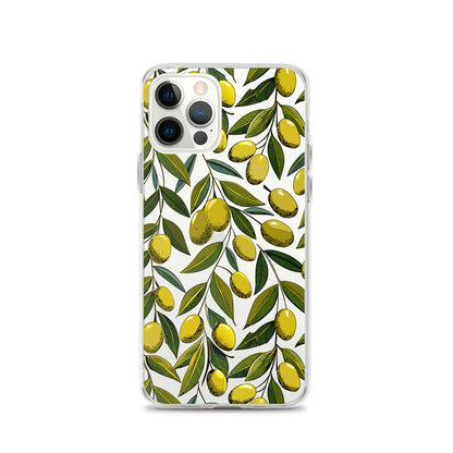 Fruit Tree Painting Clear iPhone Case - iPhone 15-11 All Sizes