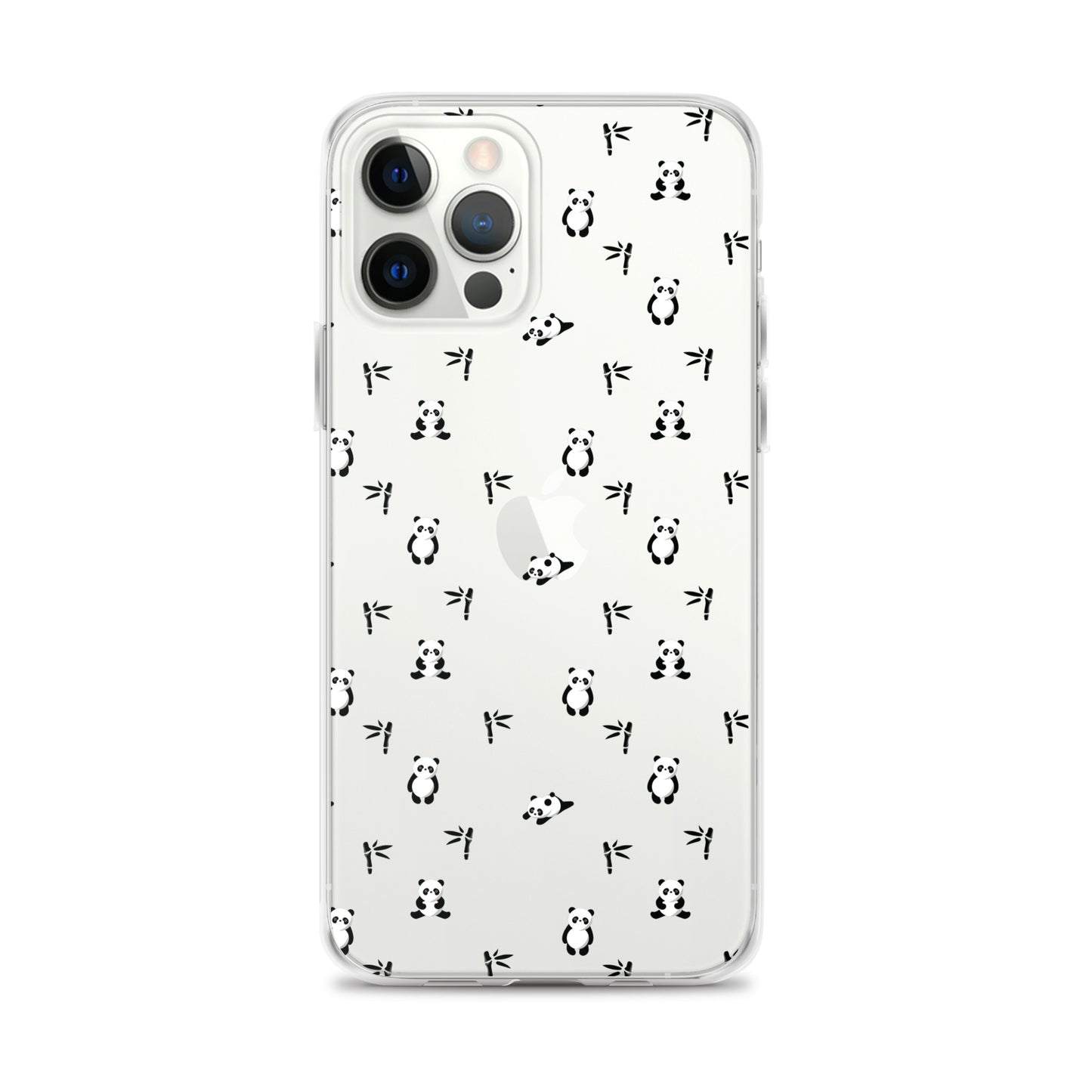 Cute Panda Clear iPhone Case - iPhone 15-11 All Sizes