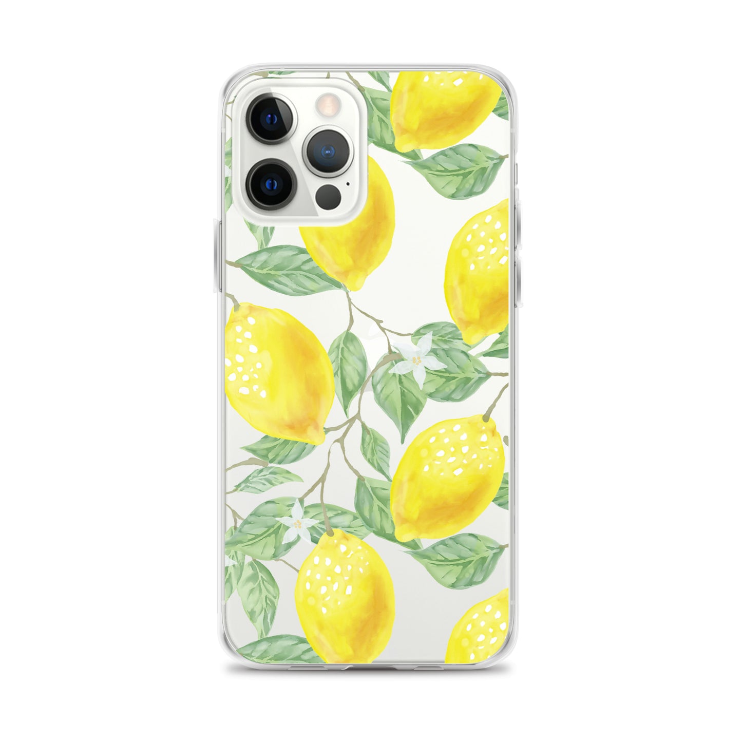 Lemon Painting Clear iPhone Case - iPhone 15-11 All Sizes