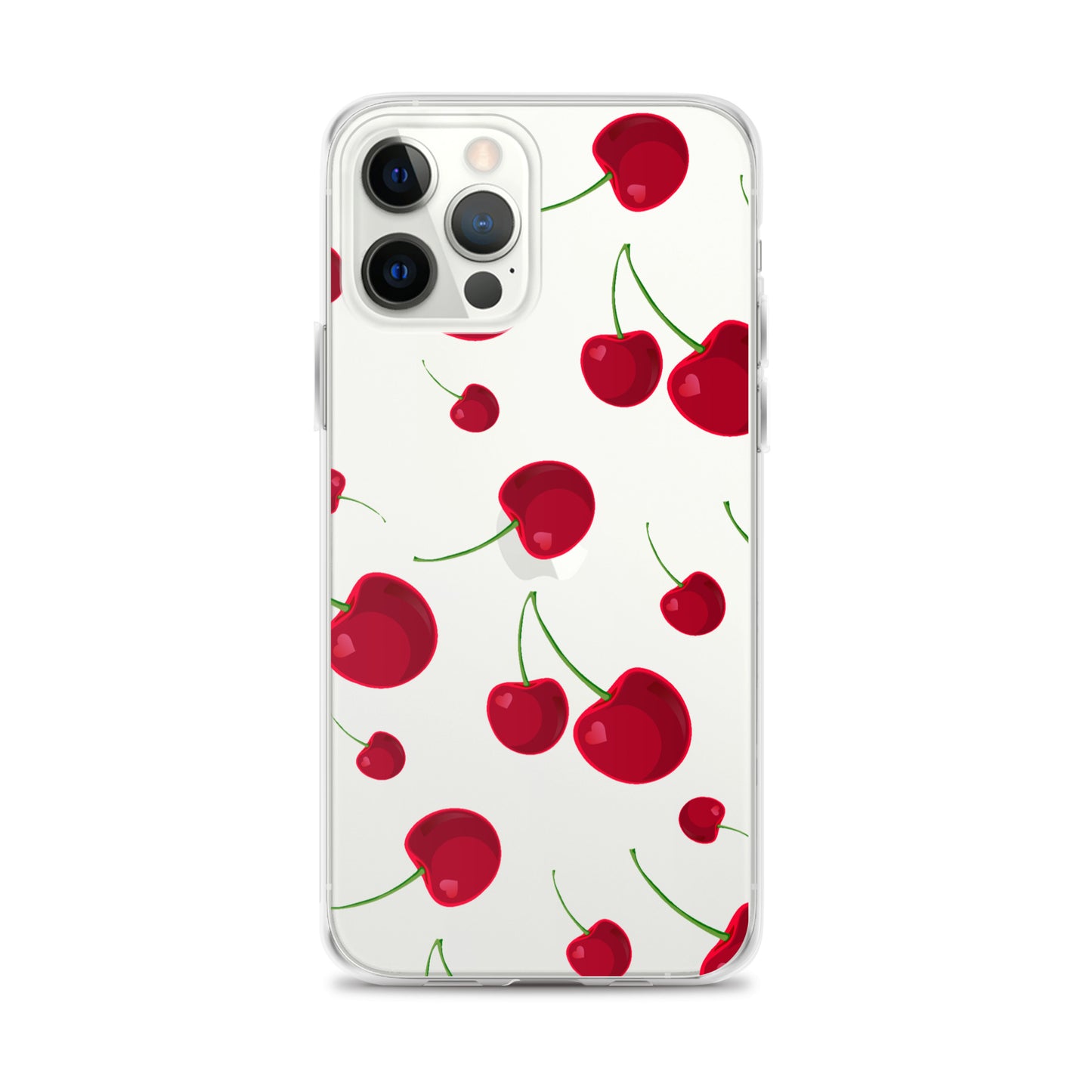 Cartoon Cherry Clear Phone Case - iPhone 15-11 All Sizes