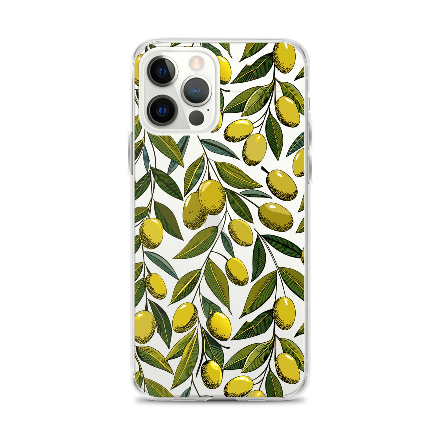 Fruit Tree Painting Clear iPhone Case - iPhone 15-11 All Sizes