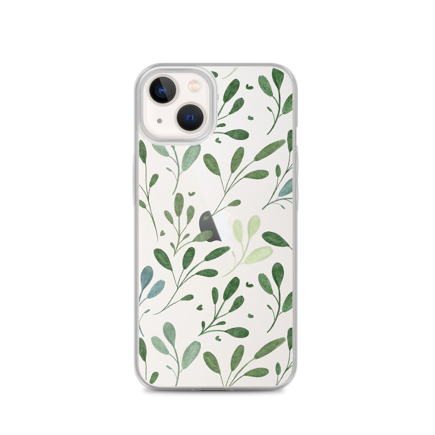 Botanical Sage Clear iPhone Case - iPhone 15-11 All Sizes