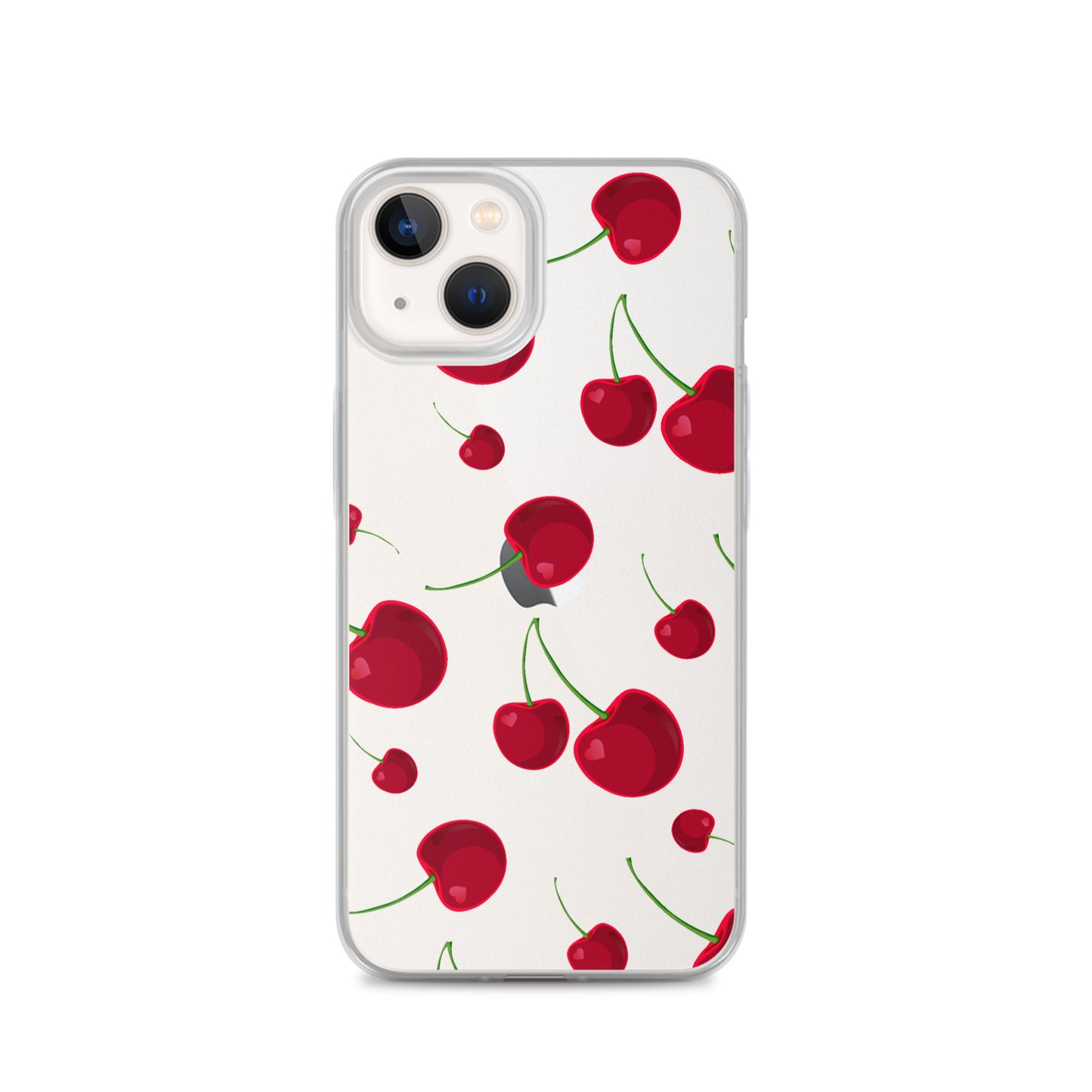 Cartoon Cherry Clear Phone Case - iPhone 15-11 All Sizes