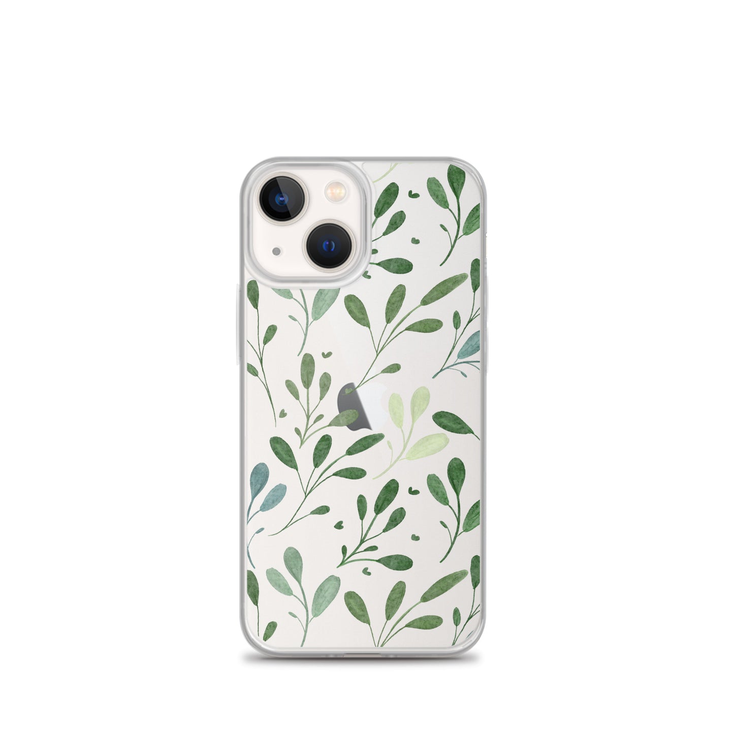 Botanical Sage Clear iPhone Case - iPhone 15-11 All Sizes